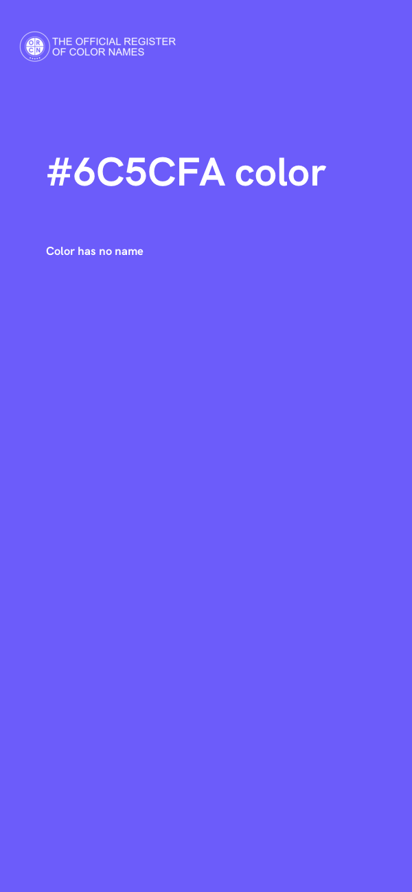 #6C5CFA color image