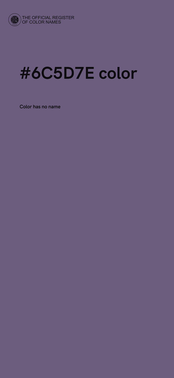 #6C5D7E color image