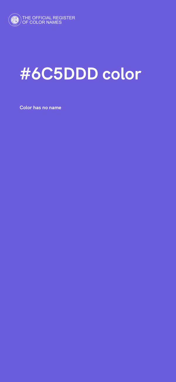#6C5DDD color image