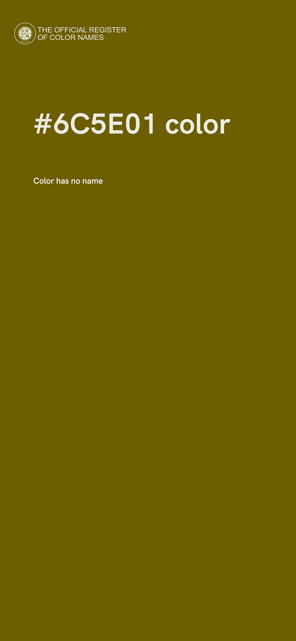 #6C5E01 color image