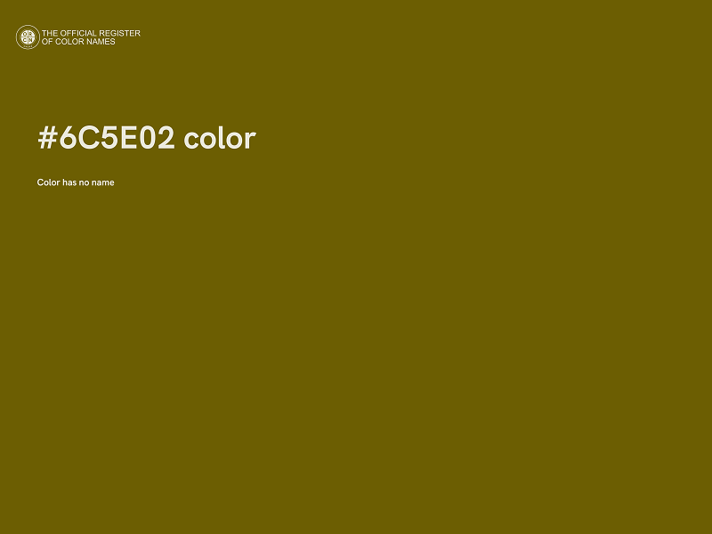 #6C5E02 color image