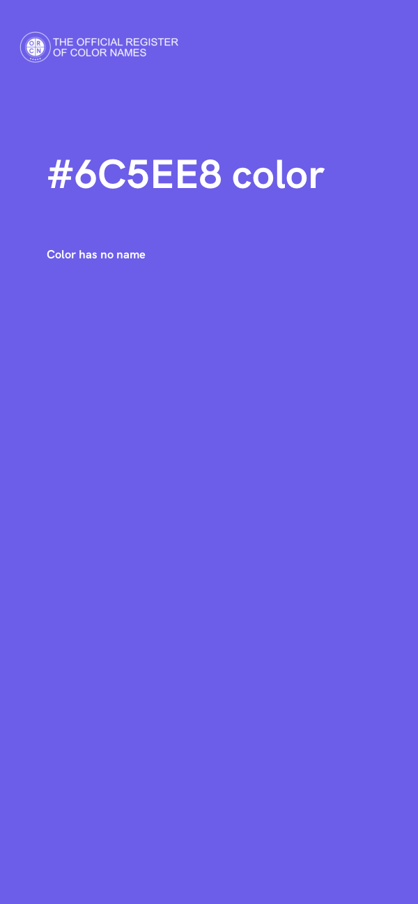 #6C5EE8 color image