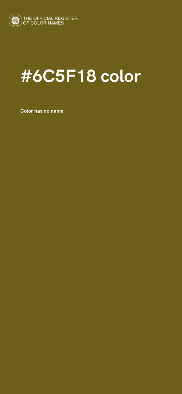 #6C5F18 color image
