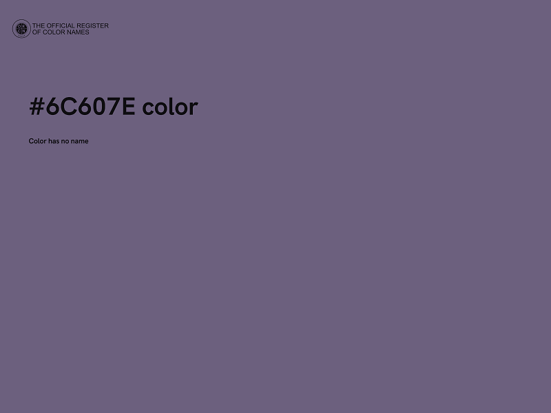 #6C607E color image