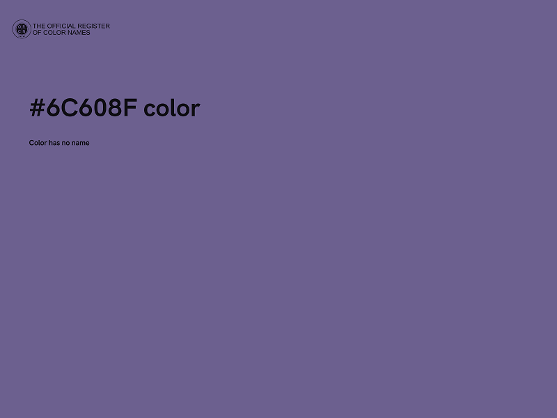 #6C608F color image