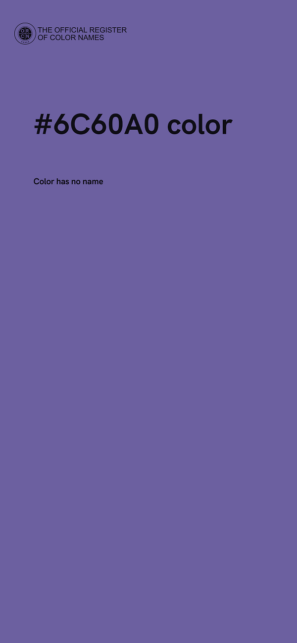 #6C60A0 color image
