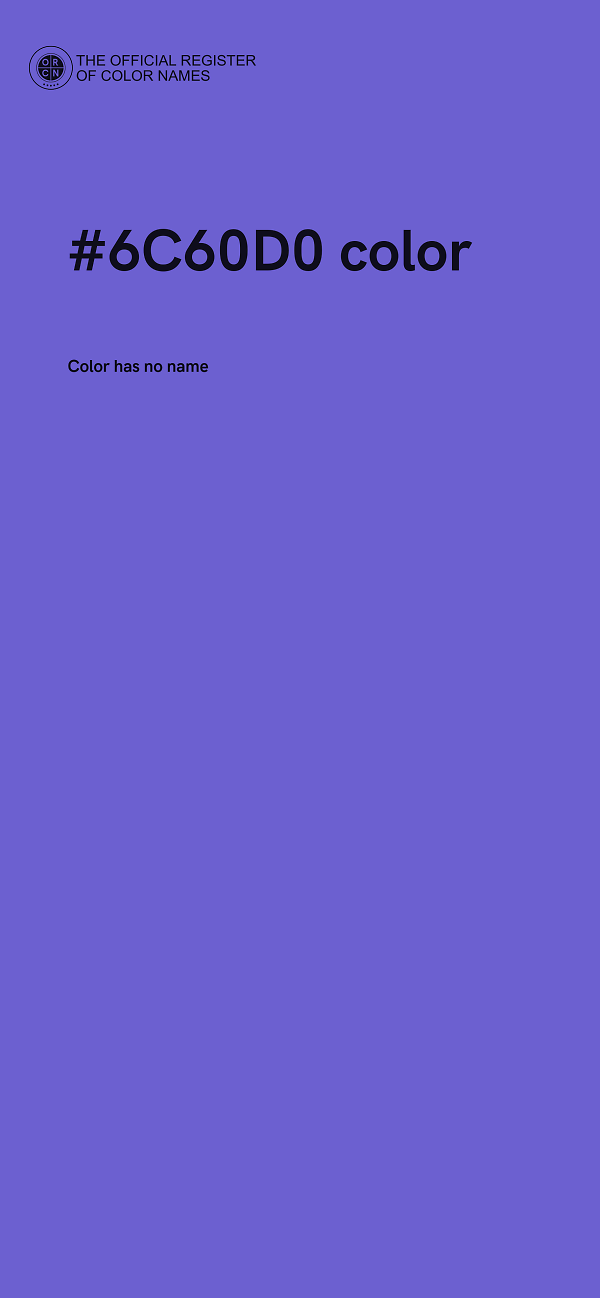 #6C60D0 color image