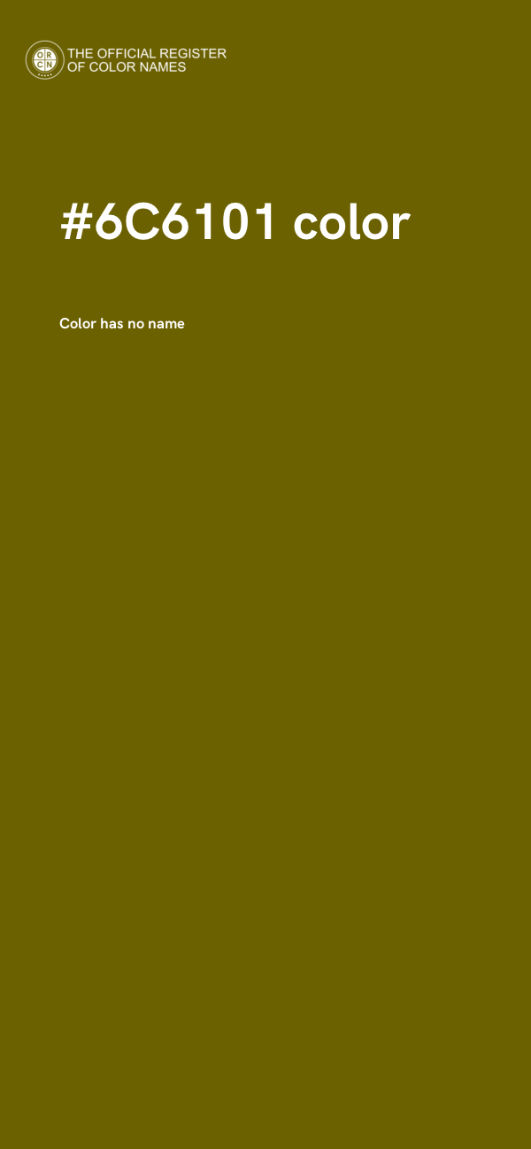 #6C6101 color image