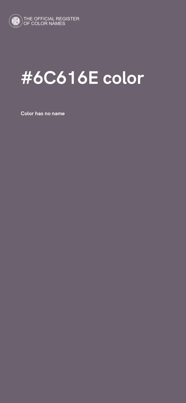 #6C616E color image