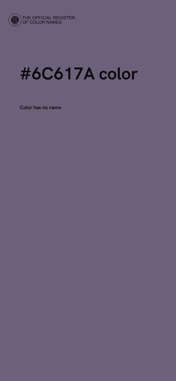 #6C617A color image