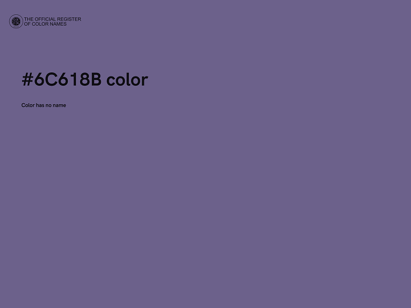 #6C618B color image