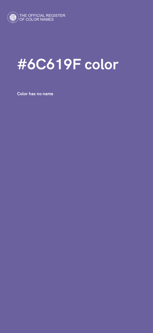 #6C619F color image