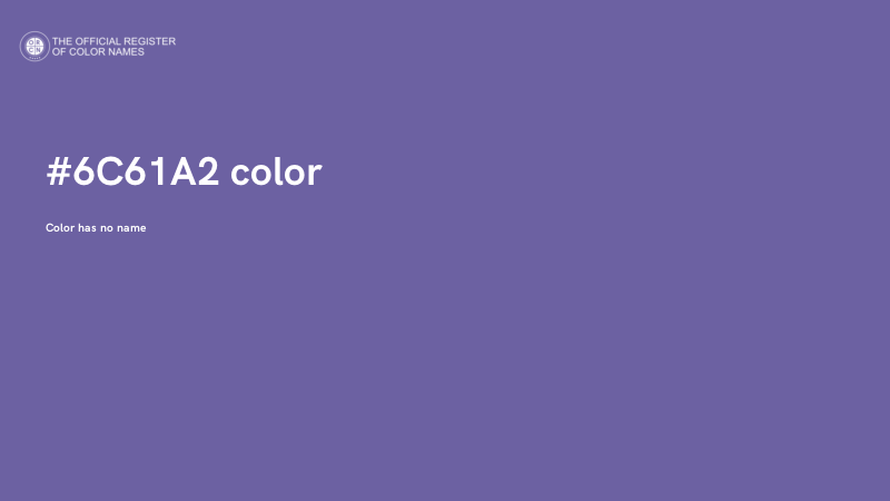 #6C61A2 color image