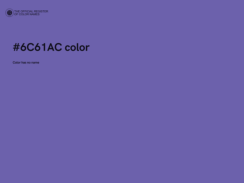 #6C61AC color image