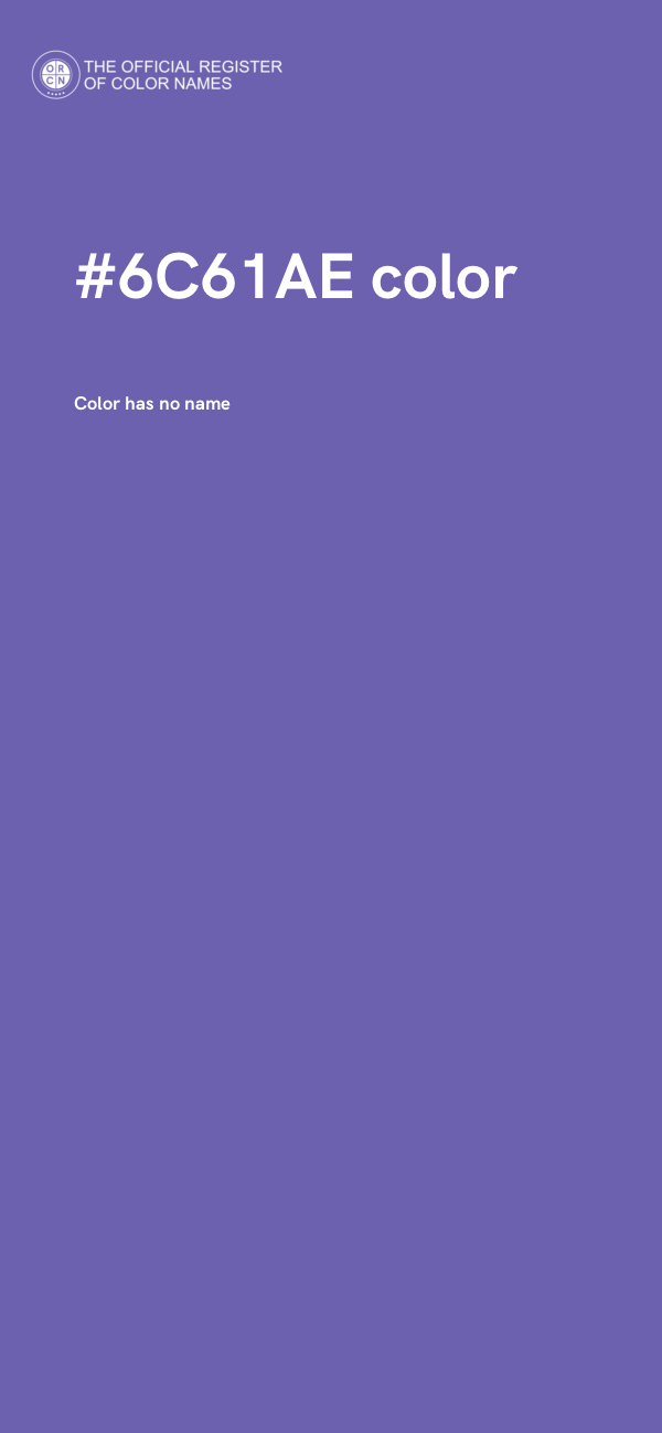 #6C61AE color image