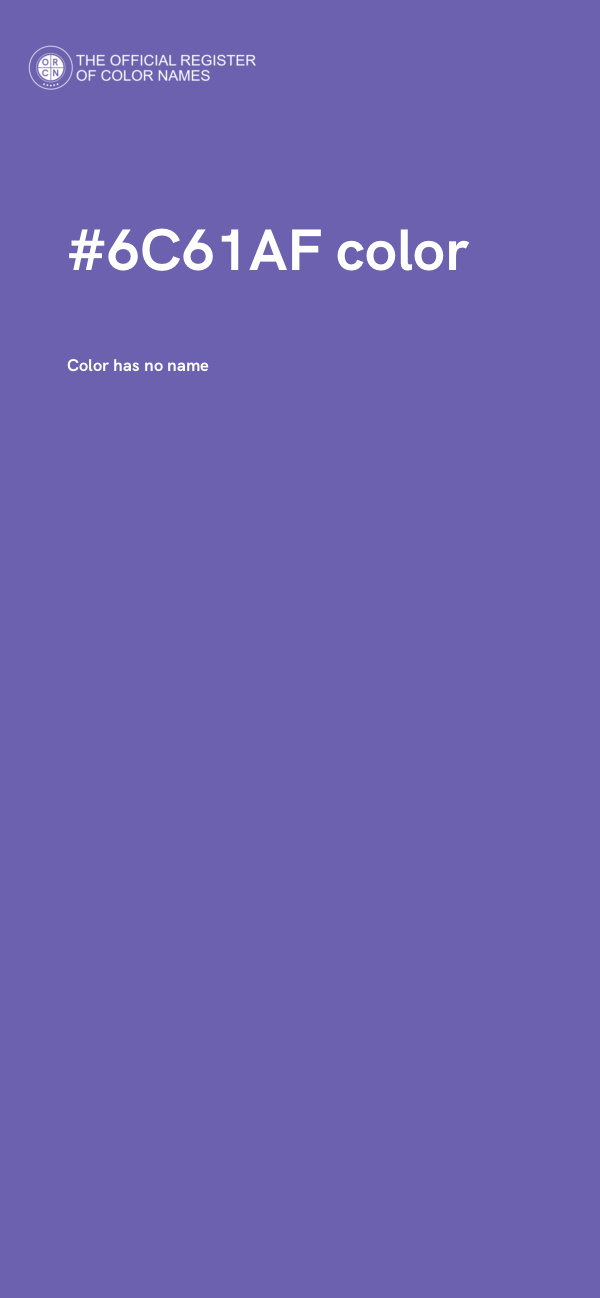 #6C61AF color image