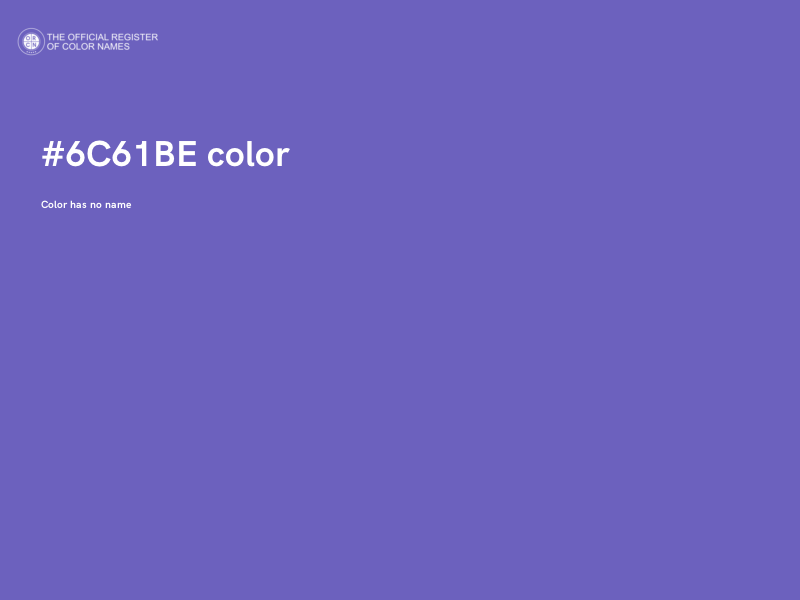 #6C61BE color image