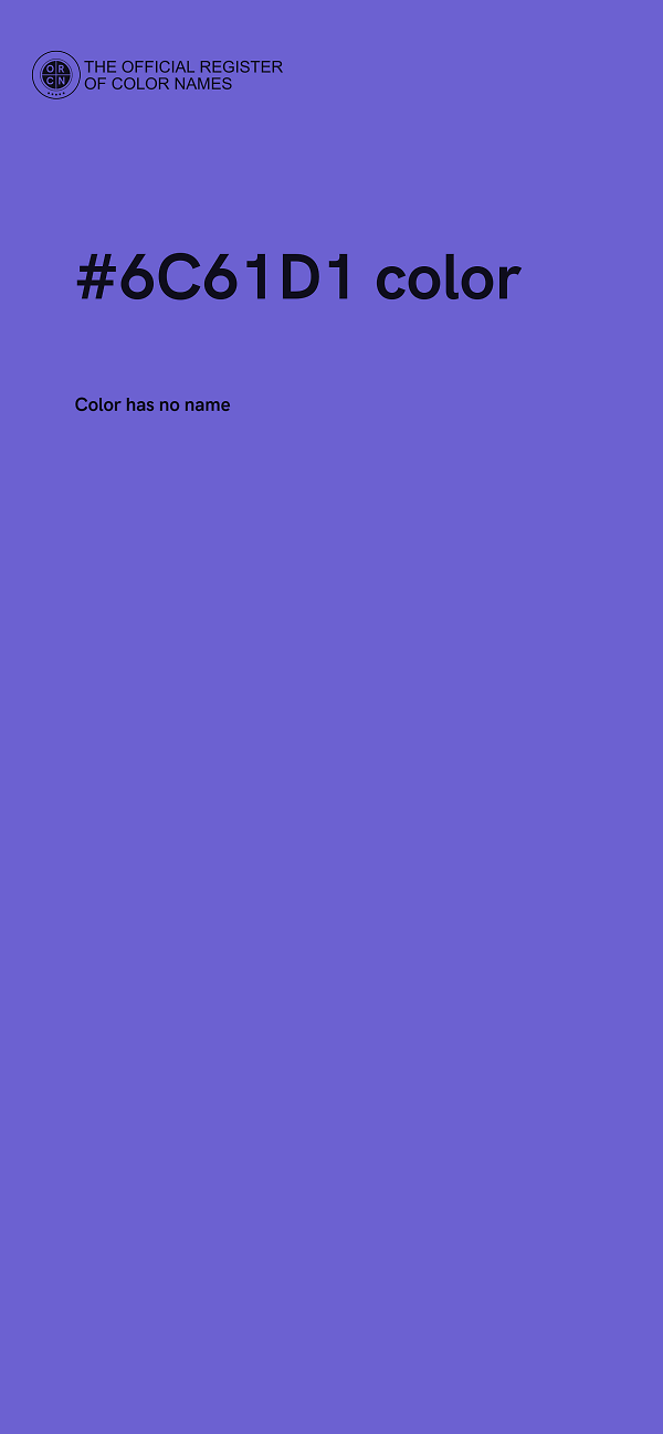 #6C61D1 color image