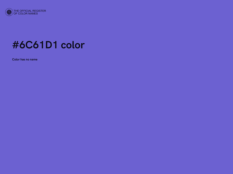 #6C61D1 color image