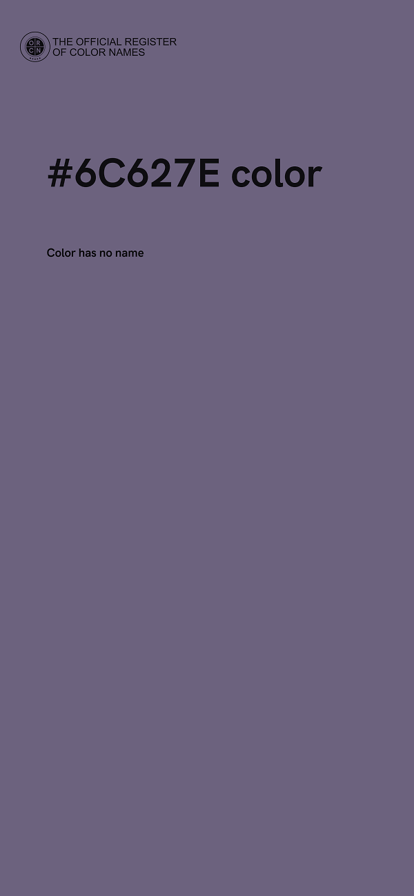 #6C627E color image