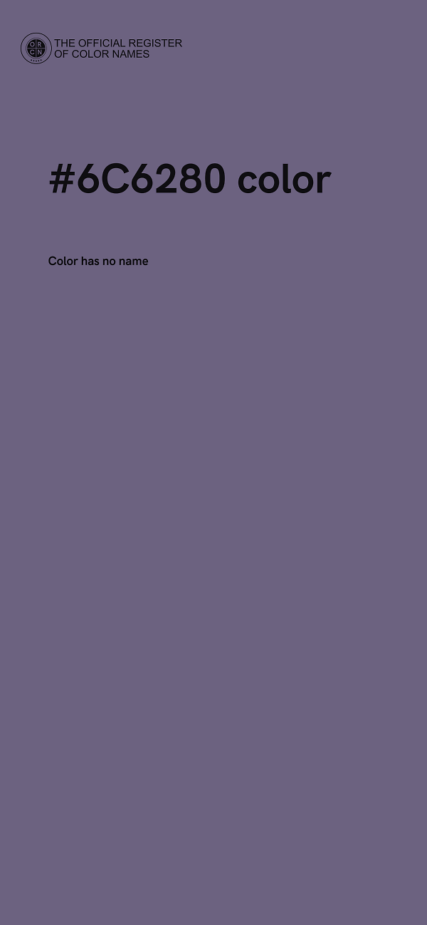 #6C6280 color image