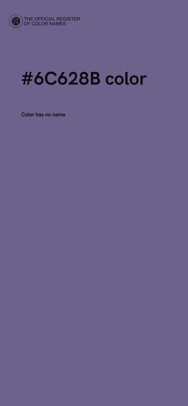#6C628B color image