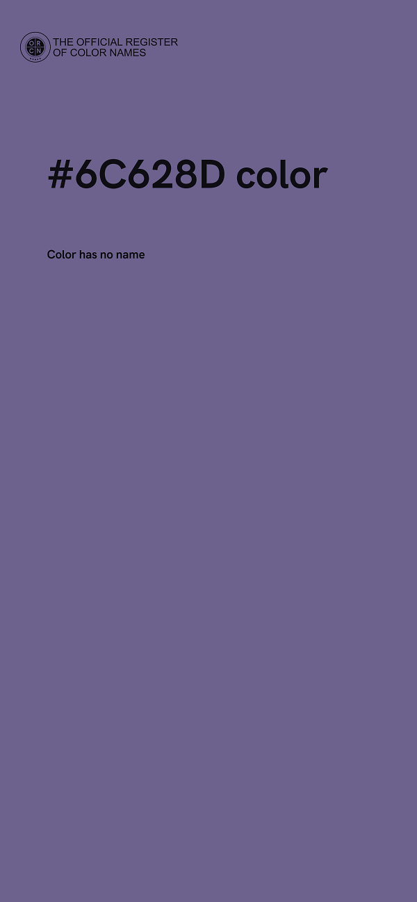 #6C628D color image