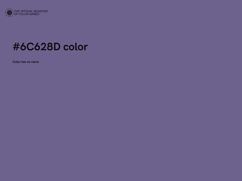 #6C628D color image