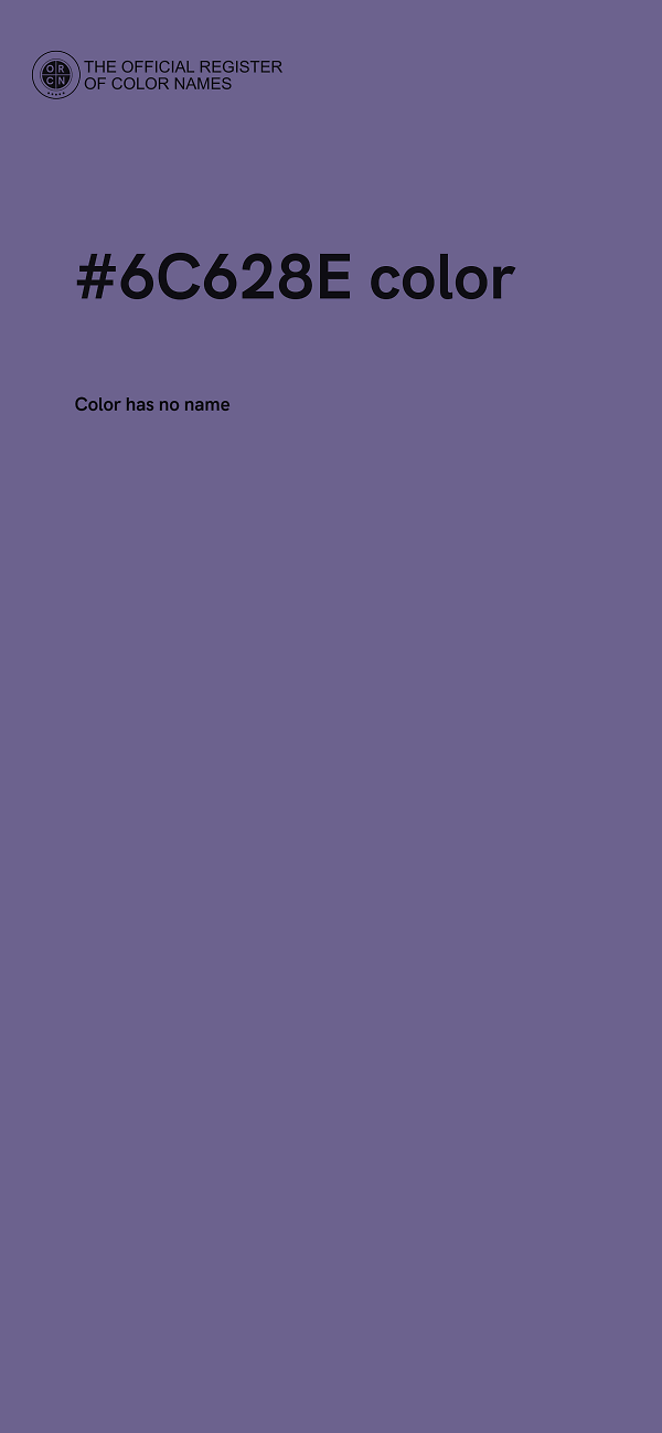 #6C628E color image