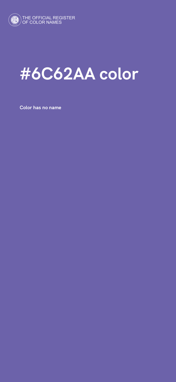 #6C62AA color image