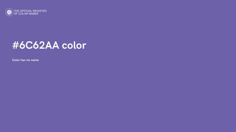 #6C62AA color image