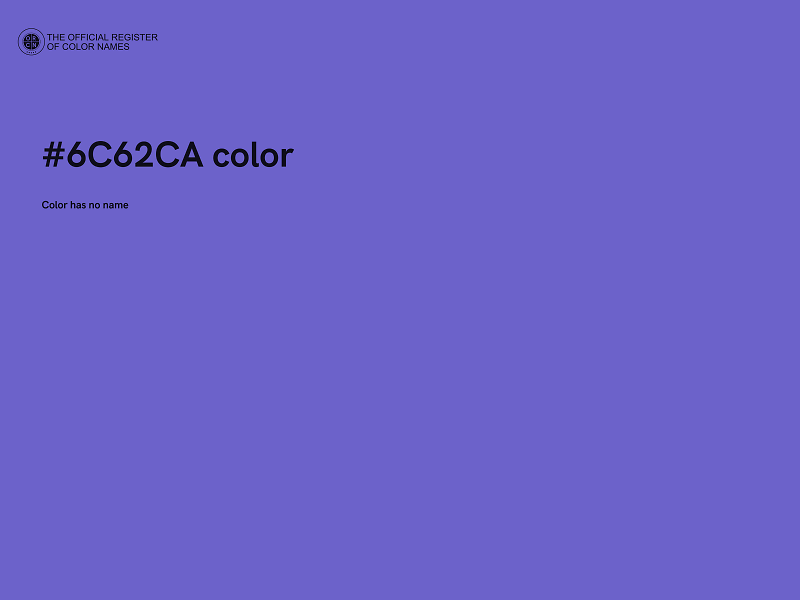 #6C62CA color image