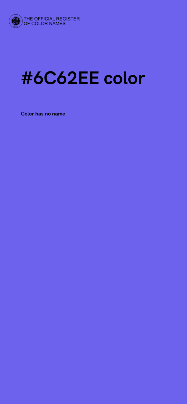 #6C62EE color image