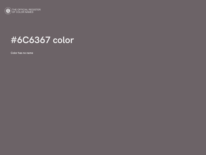 #6C6367 color image