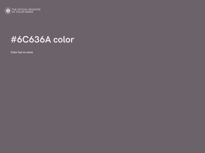 #6C636A color image