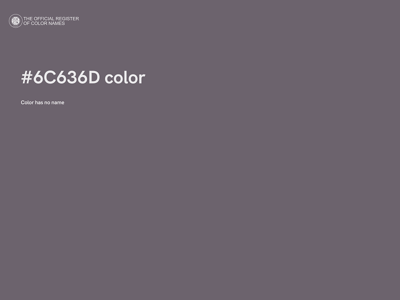 #6C636D color image