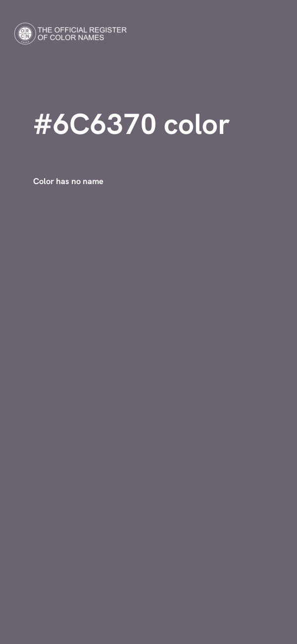 #6C6370 color image