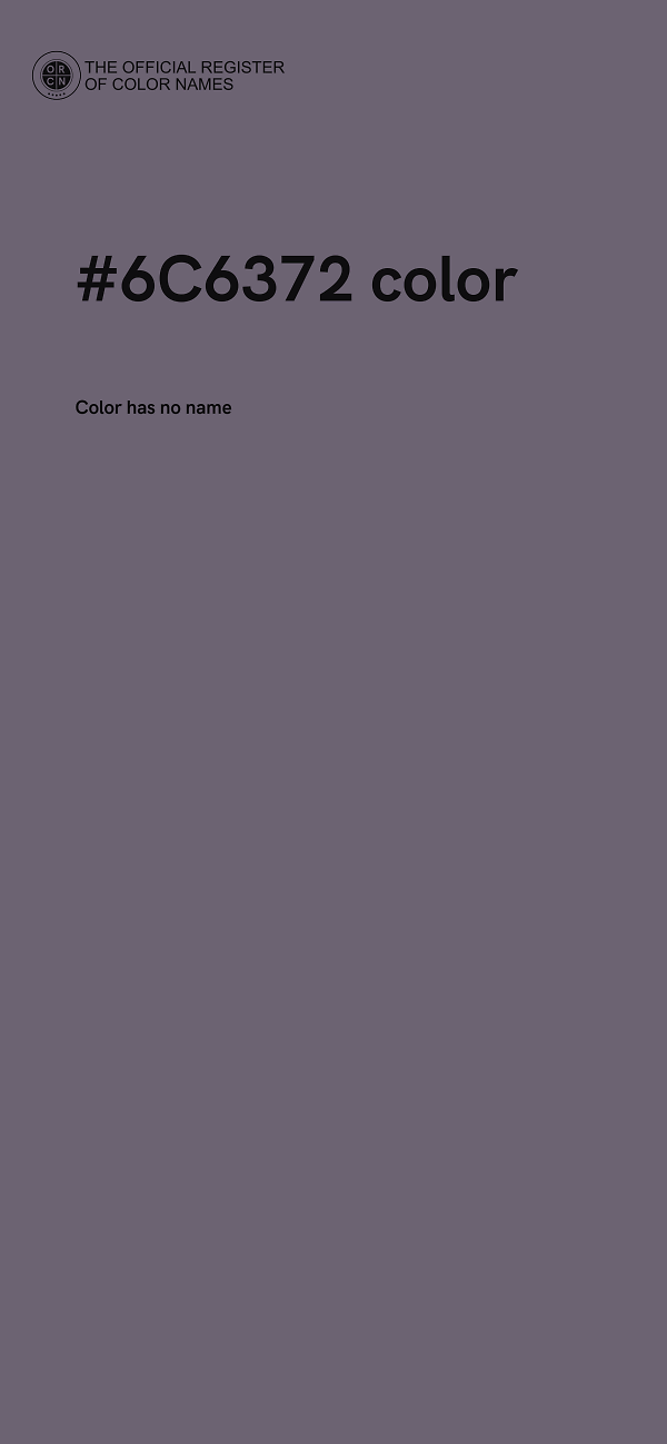 #6C6372 color image