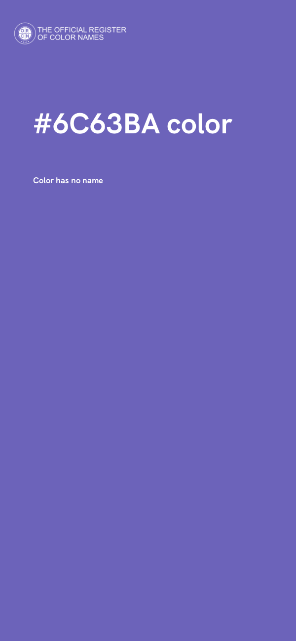 #6C63BA color image