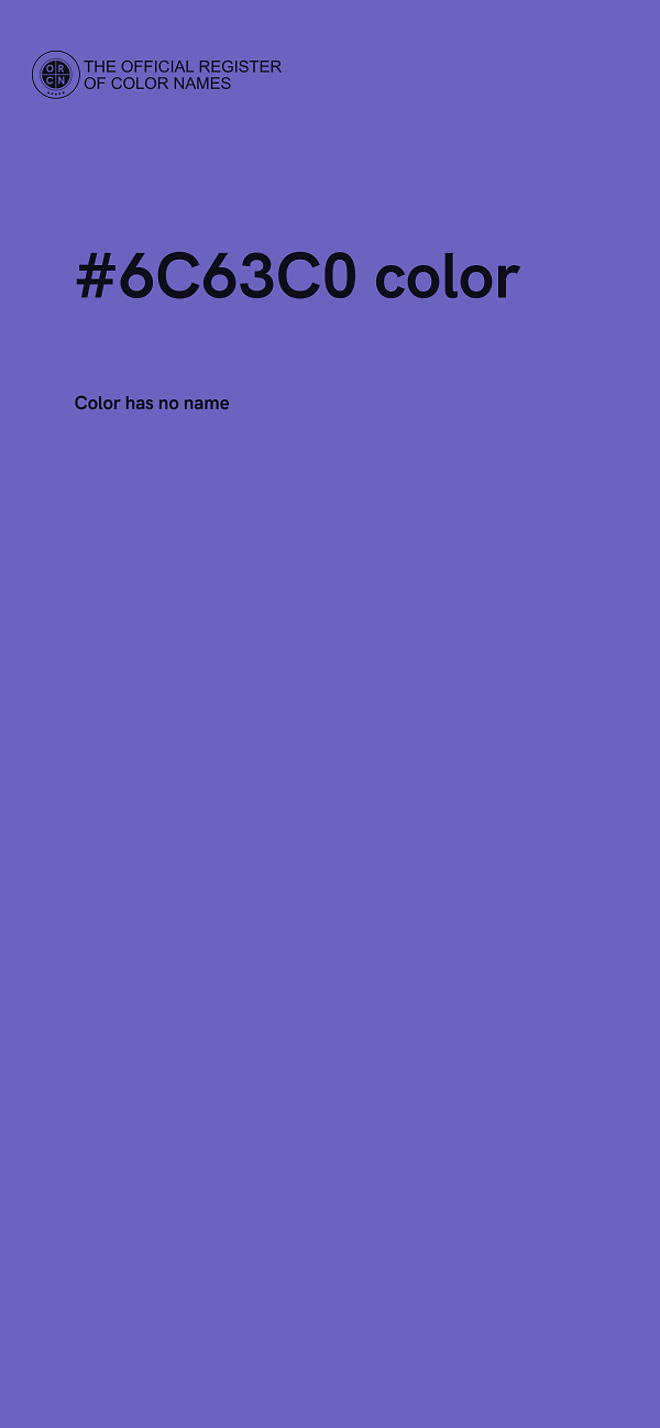 #6C63C0 color image