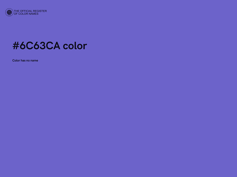 #6C63CA color image