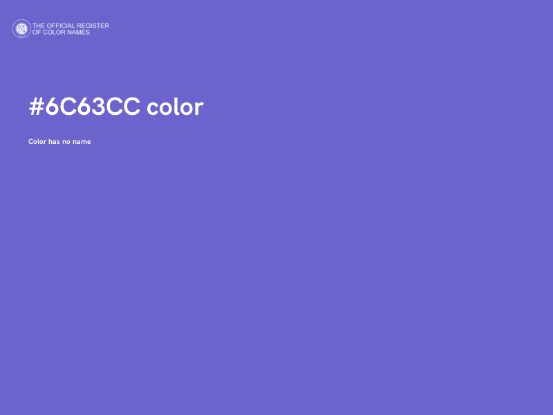 #6C63CC color image