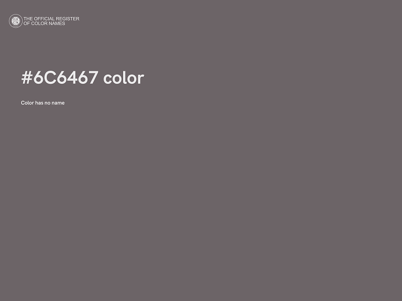 #6C6467 color image