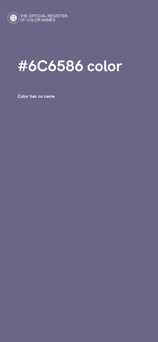#6C6586 color image