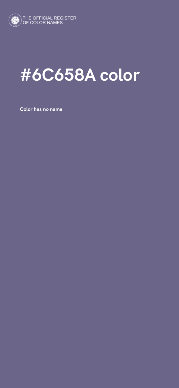 #6C658A color image