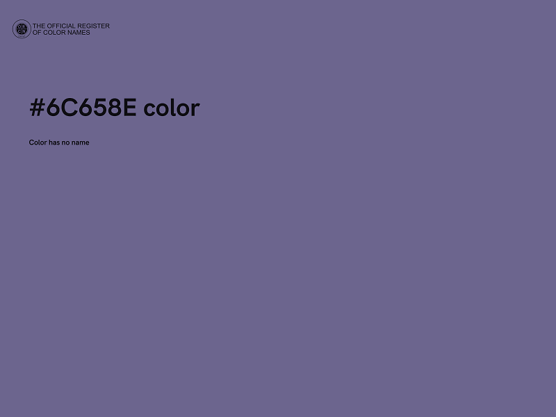 #6C658E color image