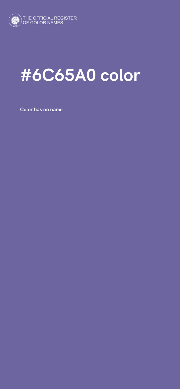 #6C65A0 color image