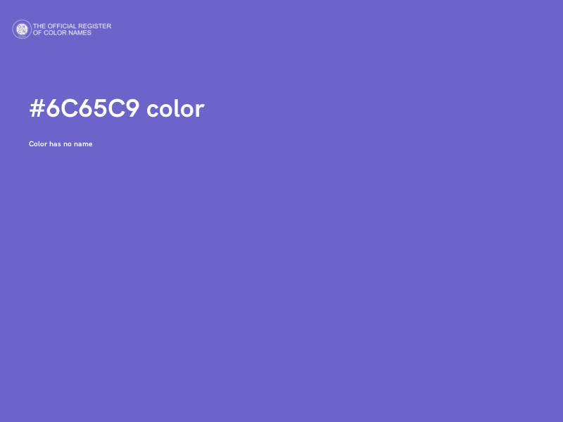 #6C65C9 color image