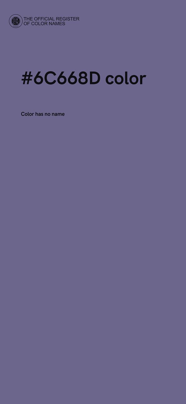 #6C668D color image