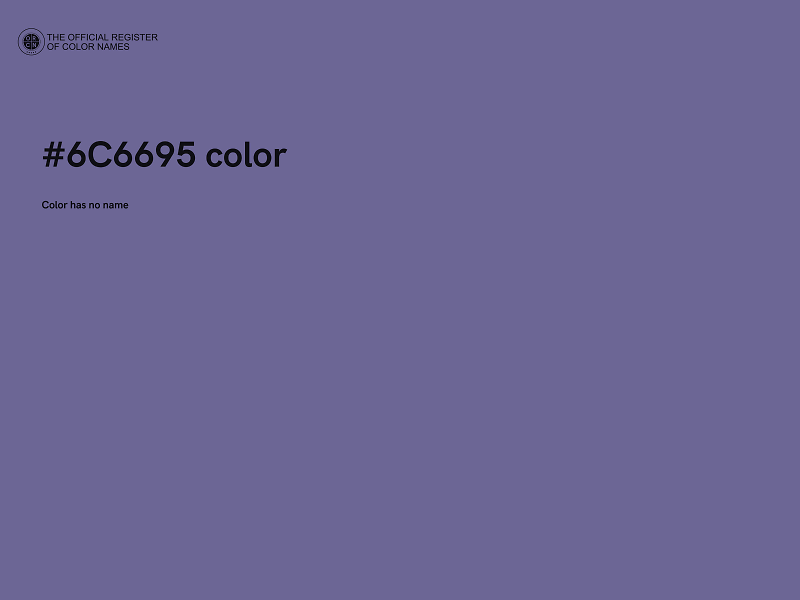 #6C6695 color image